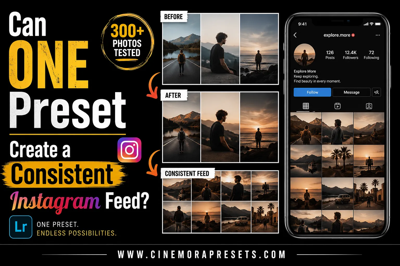Can One Preset Create a Consistent Instagram Feed?
