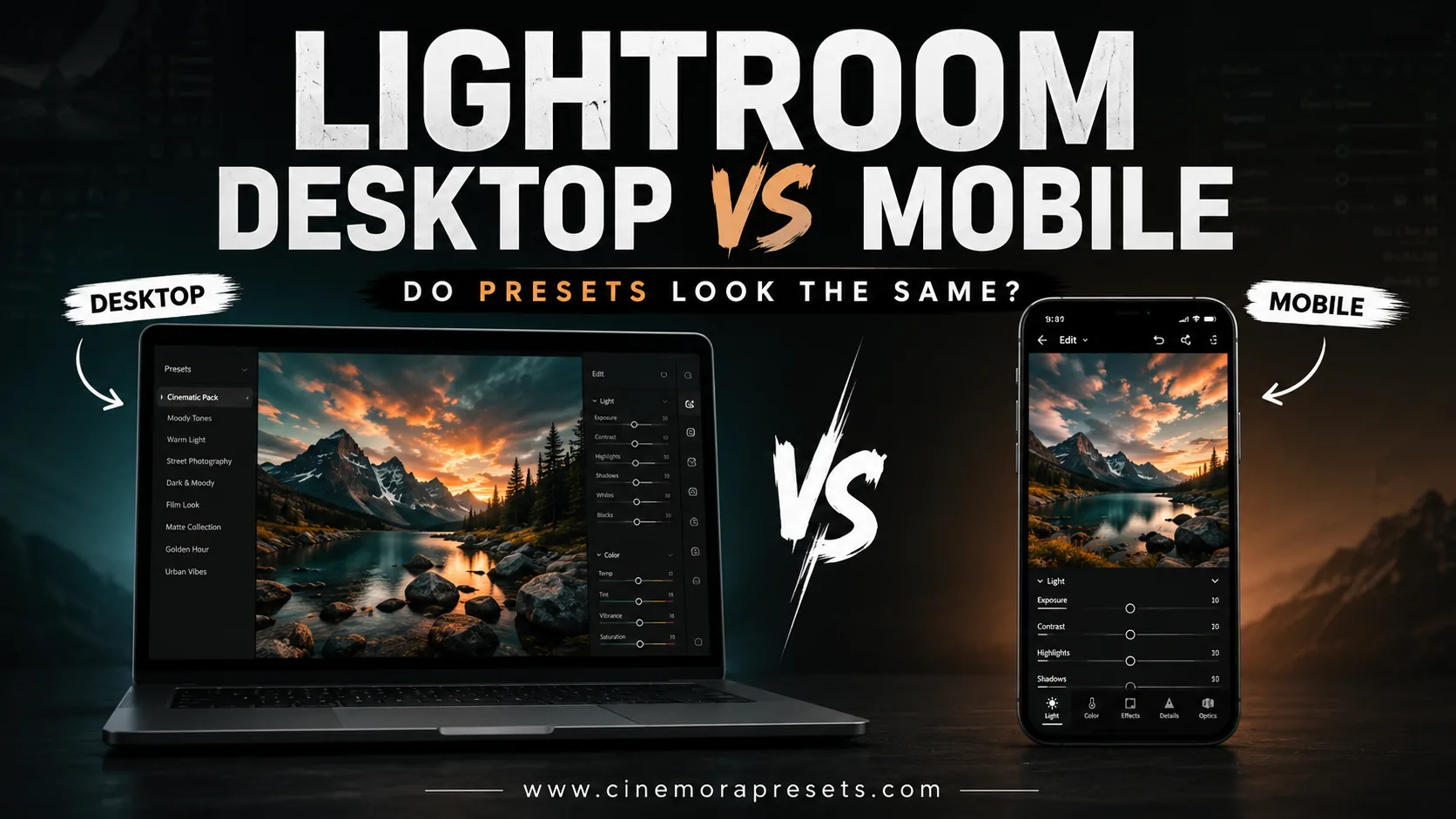 Lightroom vs Lightroom Mobile: Do Presets Transfer the Same Way?