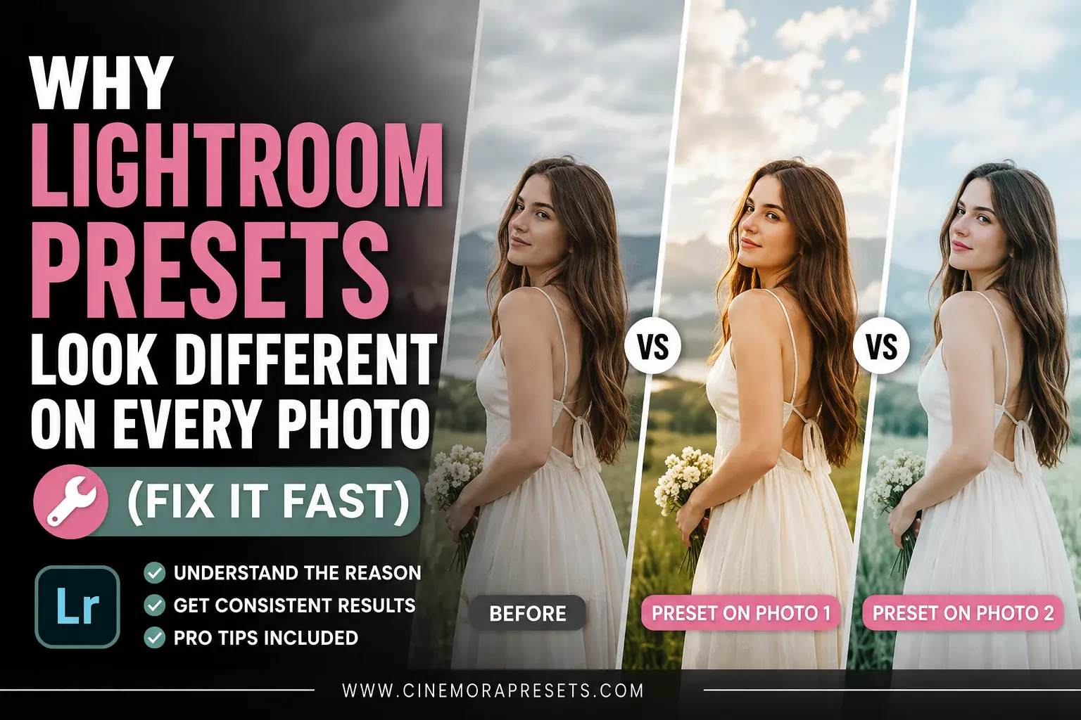 Why Your Lightroom Presets Look Different on Every Photo (And How to Fix It)