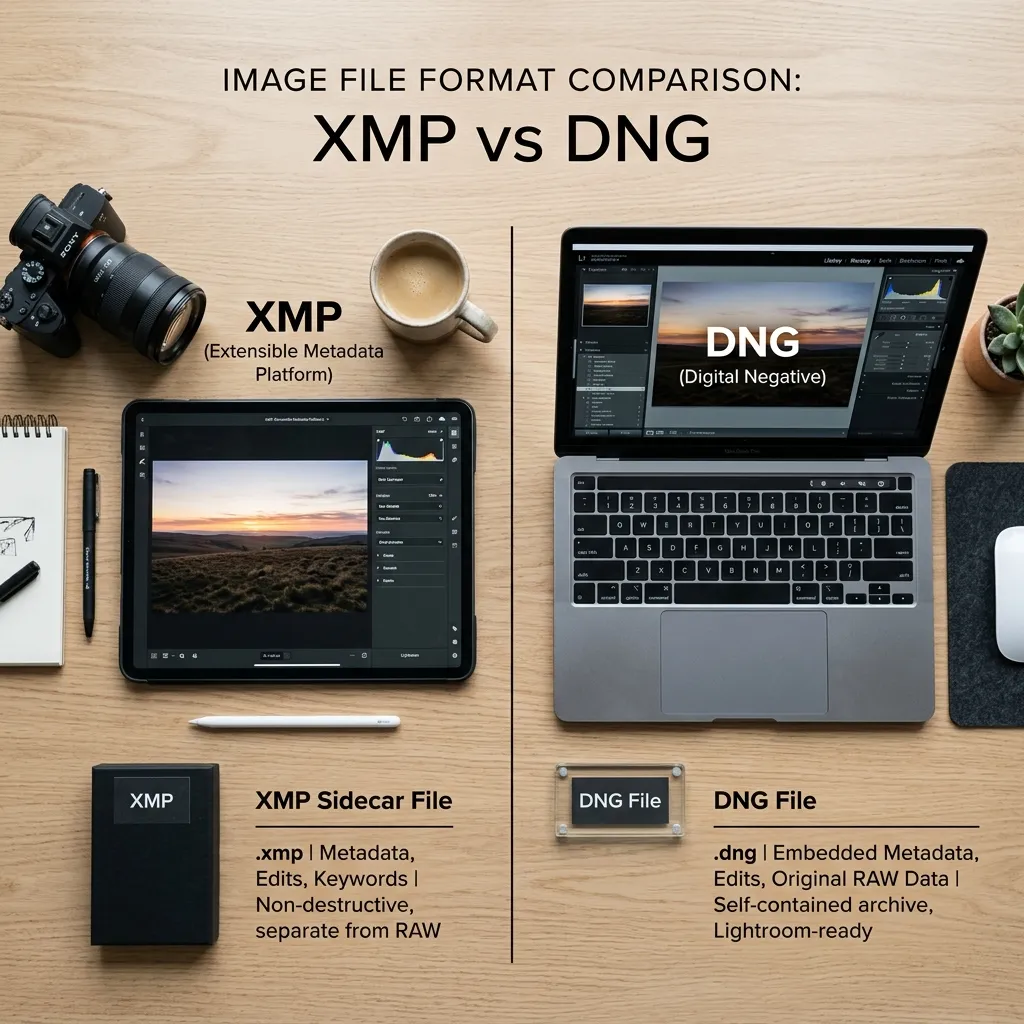 XMP vs DNG Lightroom Presets: Which Format Should You Use (2026)?