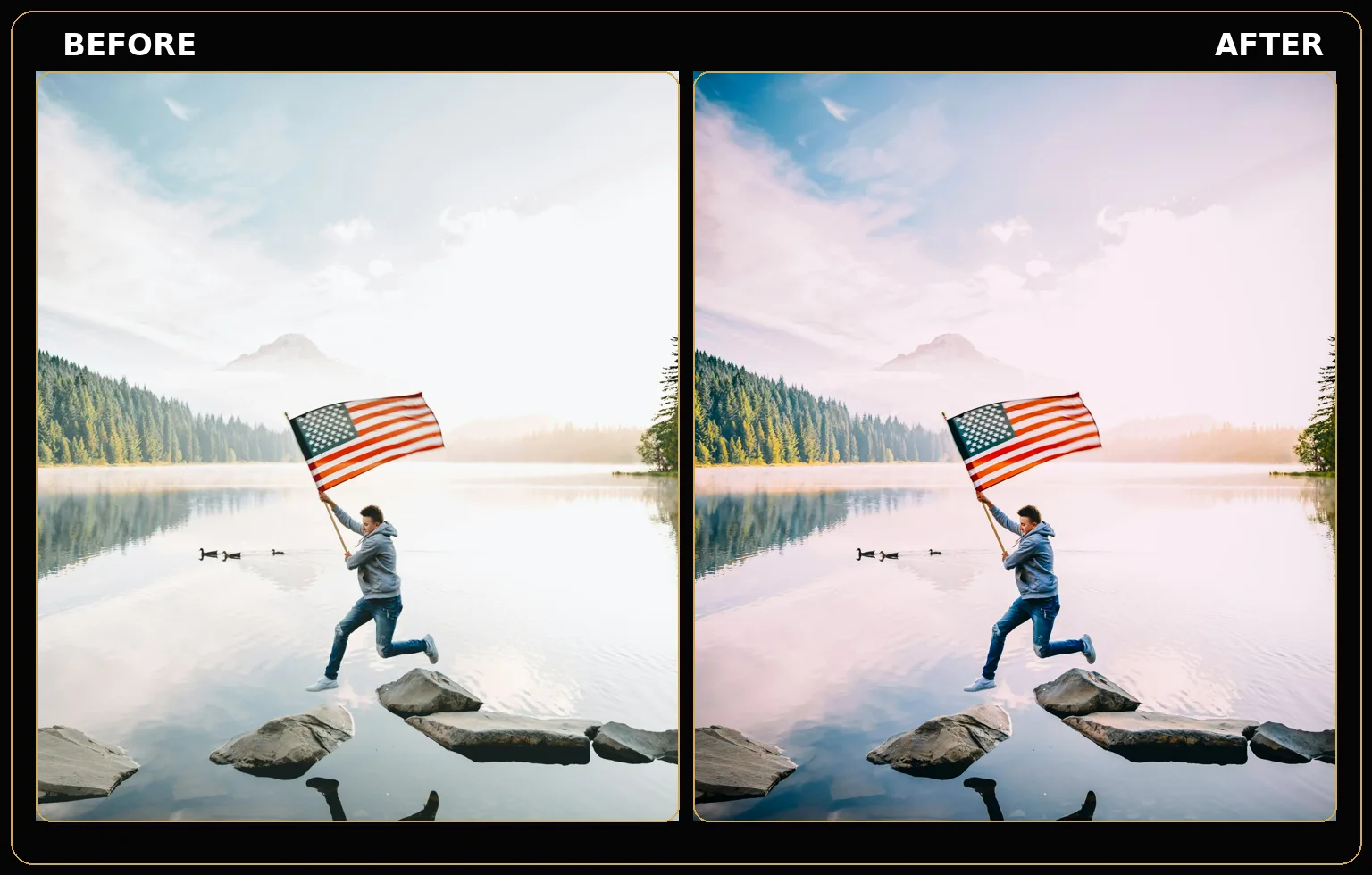 4th of July Lightroom Presets Preset Preview
