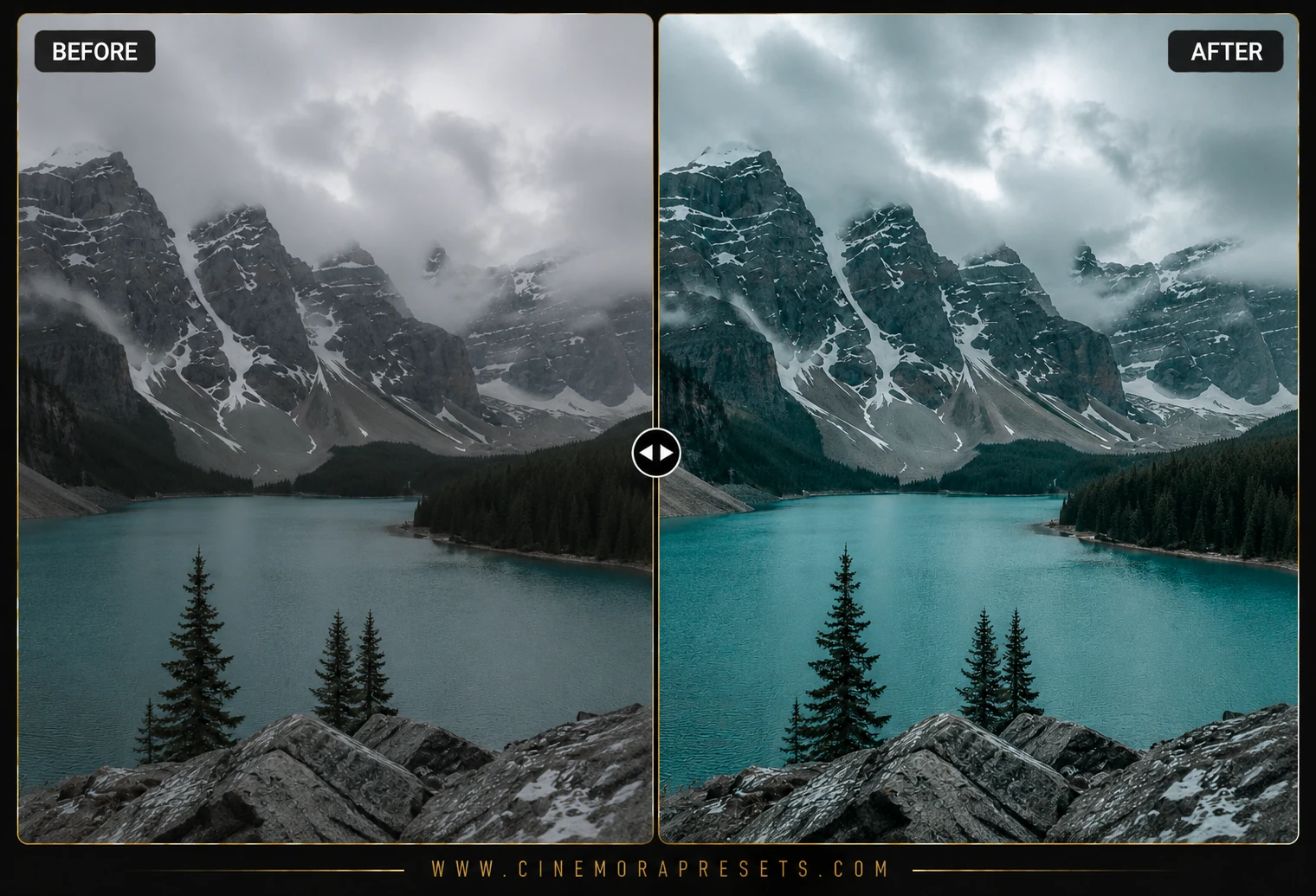 Arctic Cinematic Lightroom Presets for Mobile & PC Preset Pack Preview