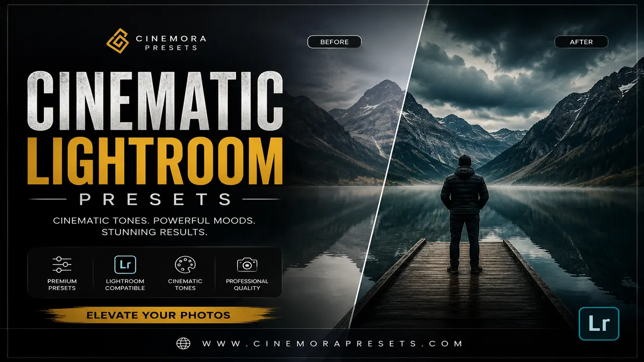 Cinematic Lightroom Presets Preset Pack Preview