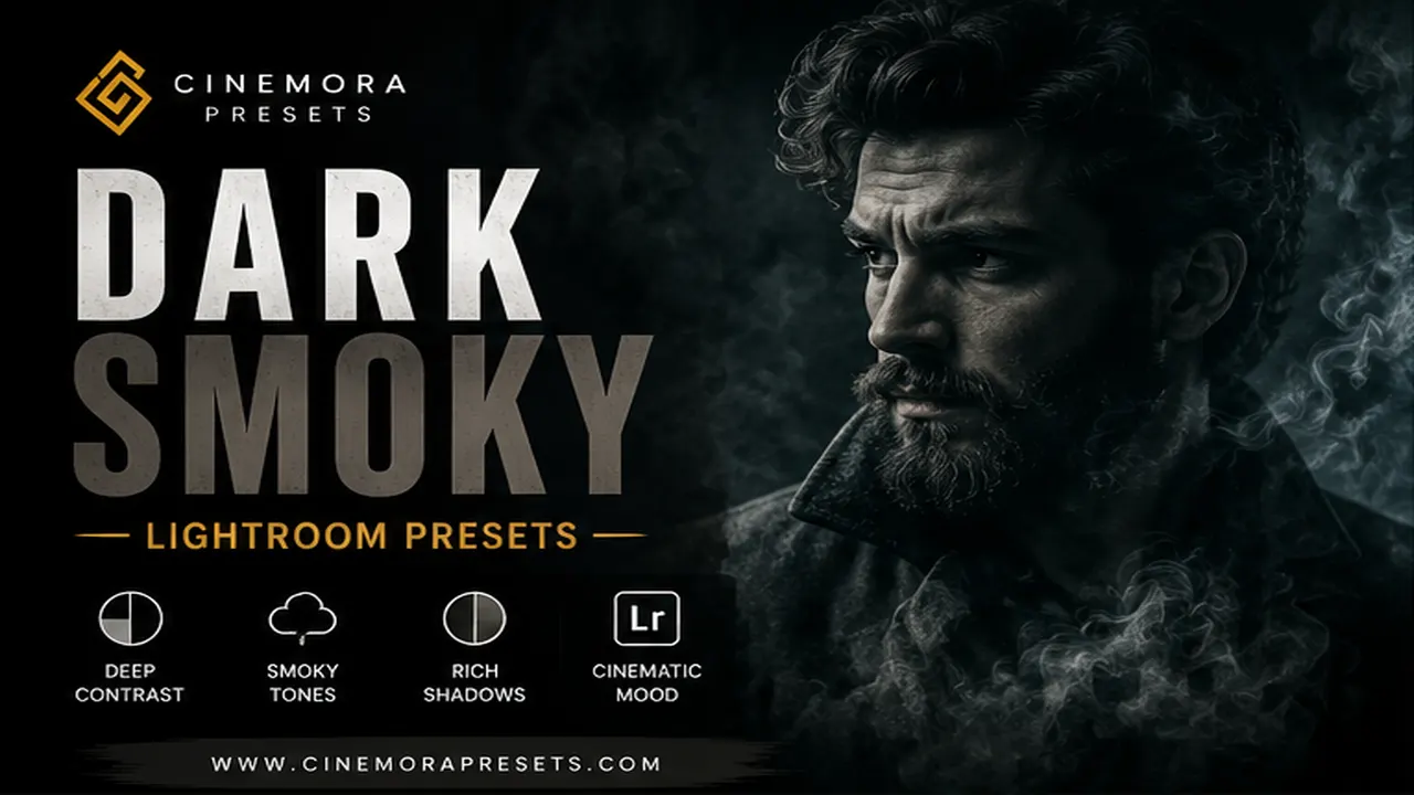 Dark Smoky Lightroom Presets Preset Pack Preview