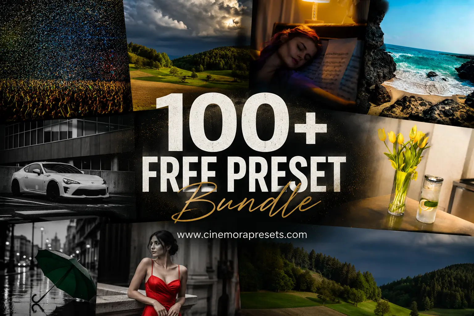 100+ Free Lightroom Presets Bundle for Mobile & PC Preset Pack Preview