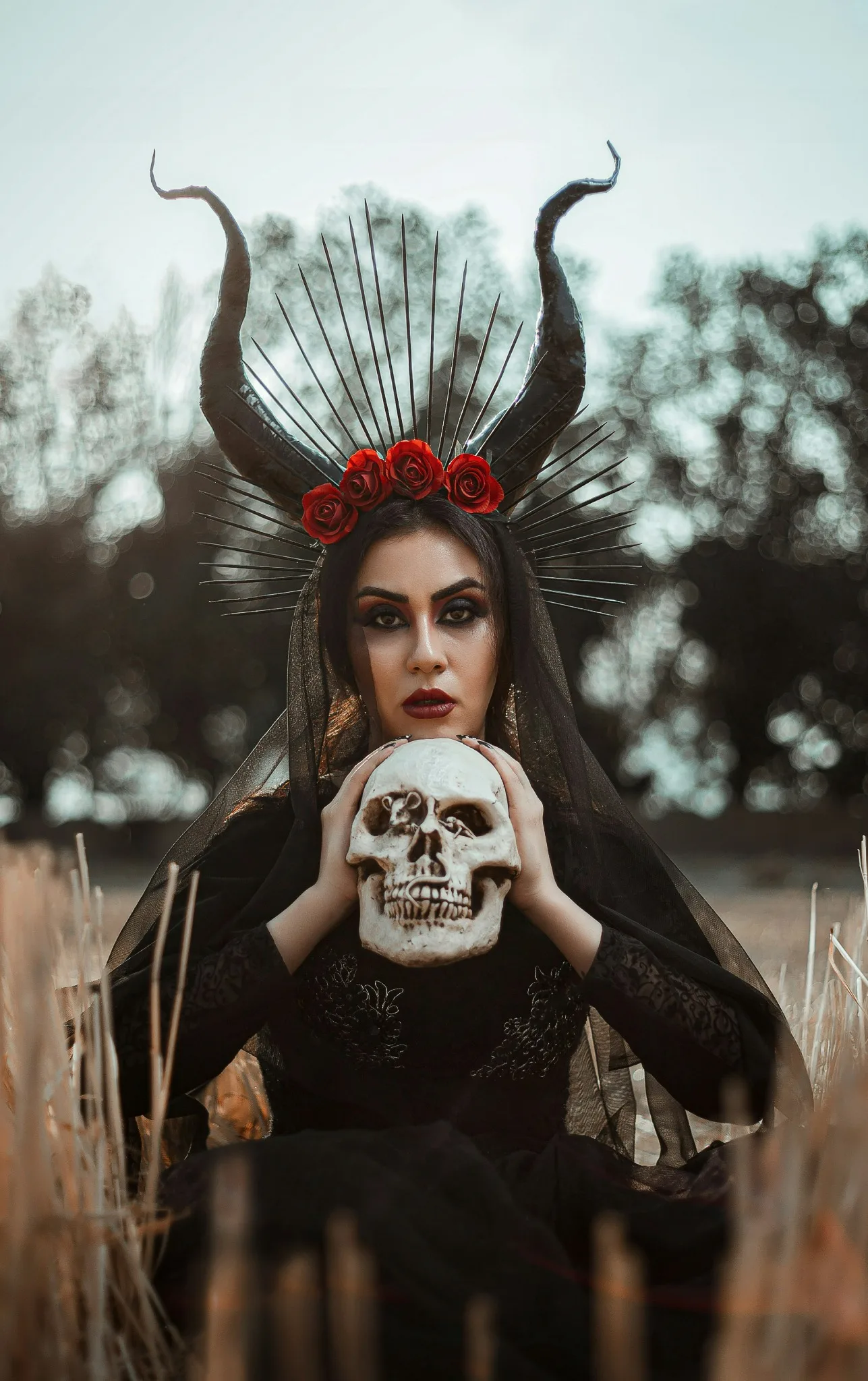 Before applying Gothic Lightroom Presets - Original unedited low-light photo