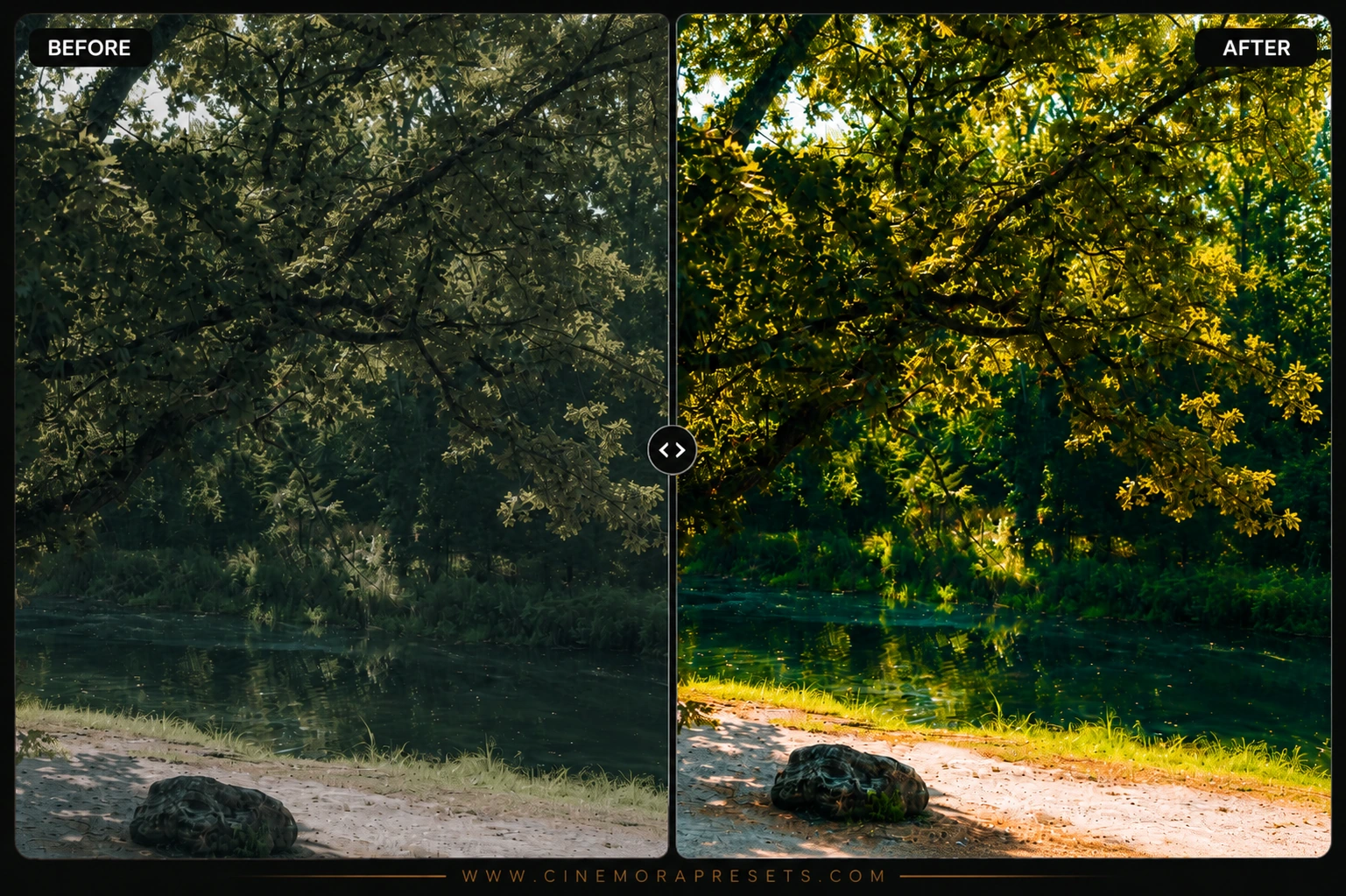 Green Lightroom Presets Preset Pack Preview
