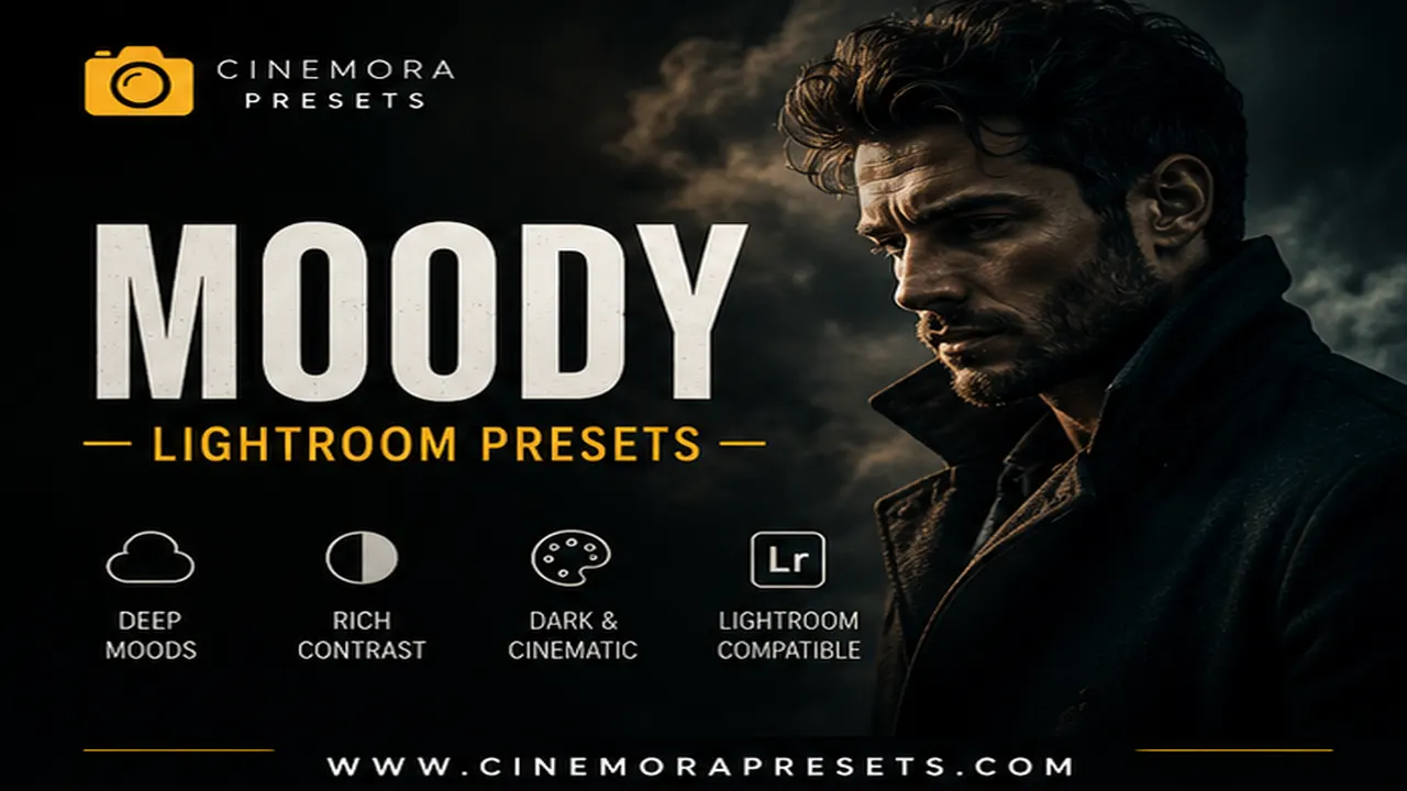 Moody Lightroom Presets Preset Pack Preview