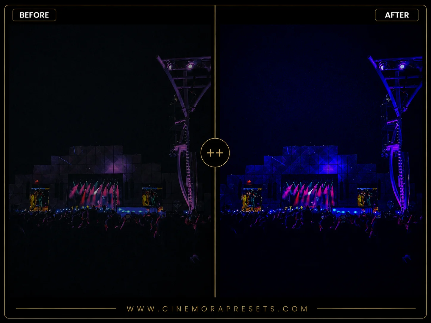 Music Festival Lightroom Presets Preset Preview