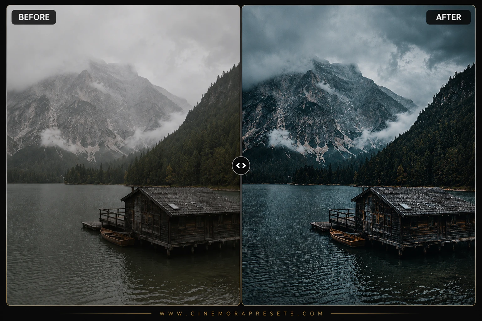 Shadow Fade Lightroom Presets for Mobile & PC Preset Pack Preview