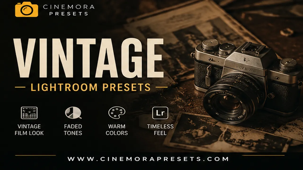 Vintage Lightroom Presets Preset Pack Preview