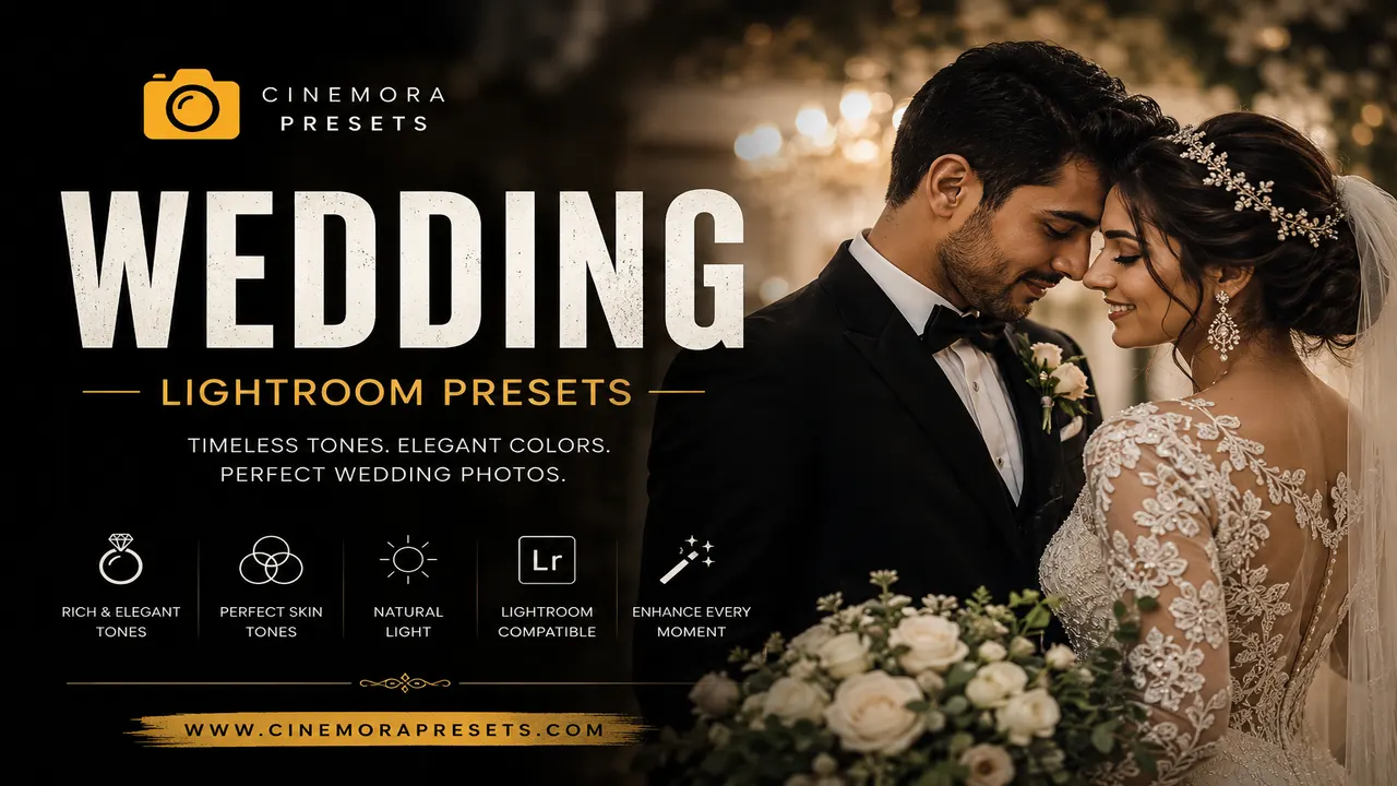 Wedding Lightroom Presets Preset Pack Preview